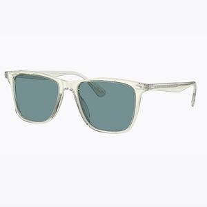 Oliver Peoples Ollis Sun OV5437SU 1692P1 Pale Citrine / Teal Polarized 54mm New